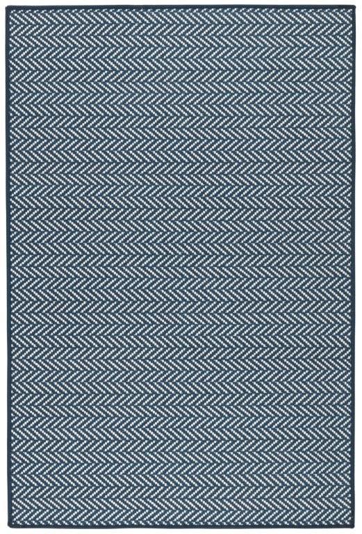 Rug - Machine Washable - Herringbone Navy