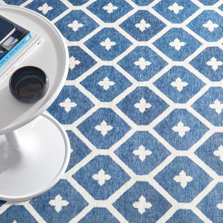 Rug - Machine Washable - Elizabeth Navy