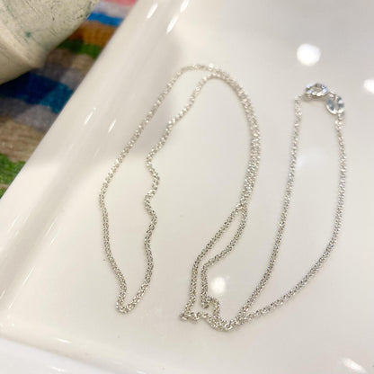 Necklace - Sterling Silver Fine Chain 18"
