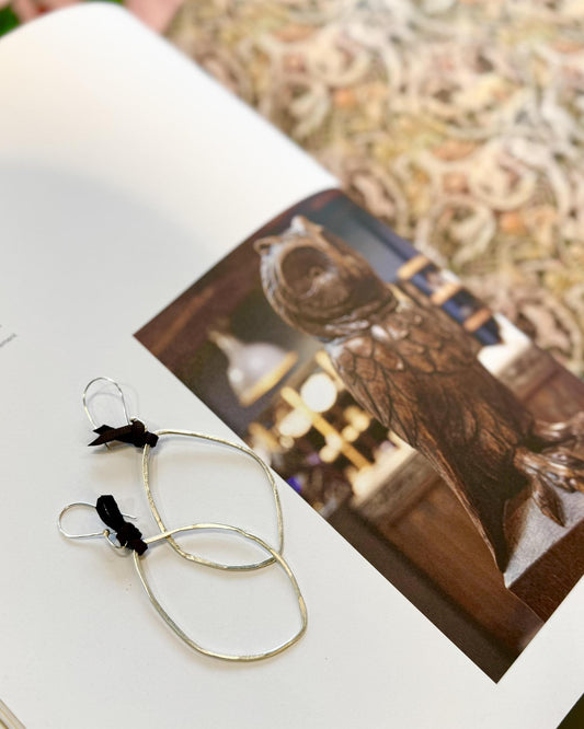 Earrings - Sterling & Leather Originals
