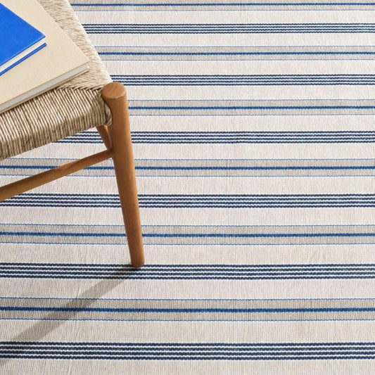 Rug - Machine Washable - Nimes Ticking Neutral