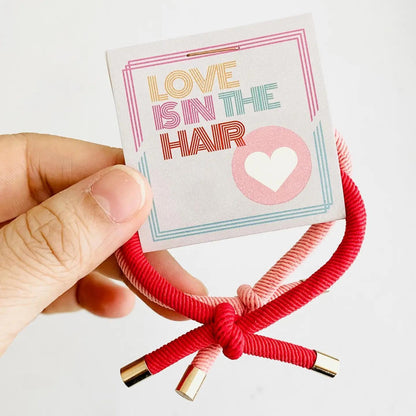 Hair Tie Set - Love Is In The Hair - Set/2
