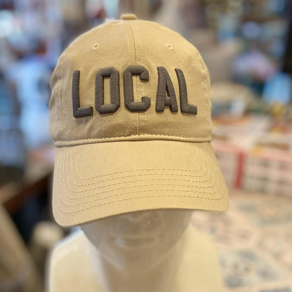 Ballcap - LOCAL - Grey on Sandstone