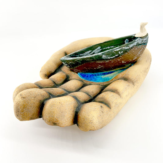 Sculpture - Boat in Hand - Ceramic - Large