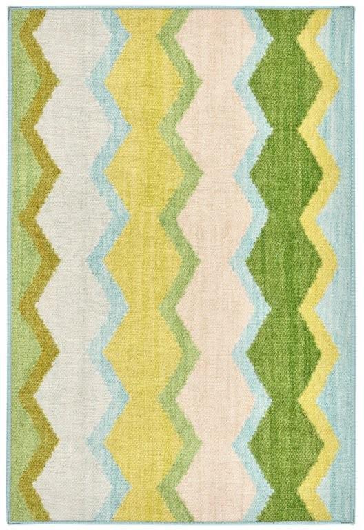 Rug - Machine Washable - Safety Net Green