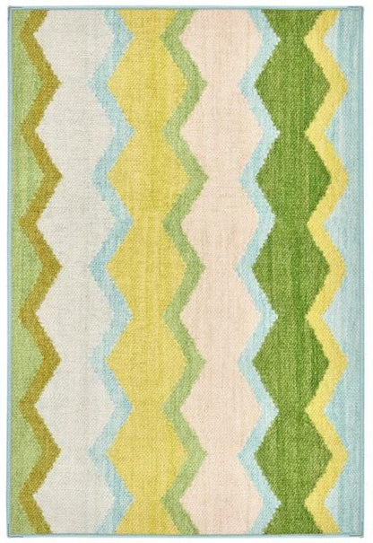 Rug - Machine Washable - Safety Net Green