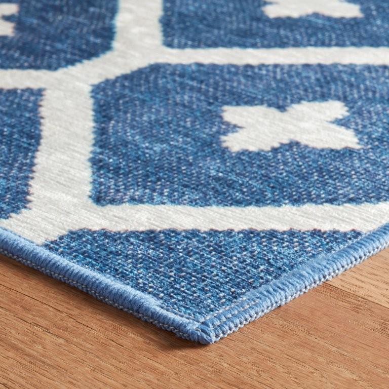 Rug - Machine Washable - Elizabeth Navy