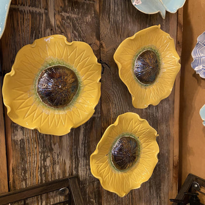 Ceramic Wall Art - Sunflower - Small