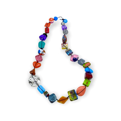 Necklace - Handknotted Resin Original - Handmade