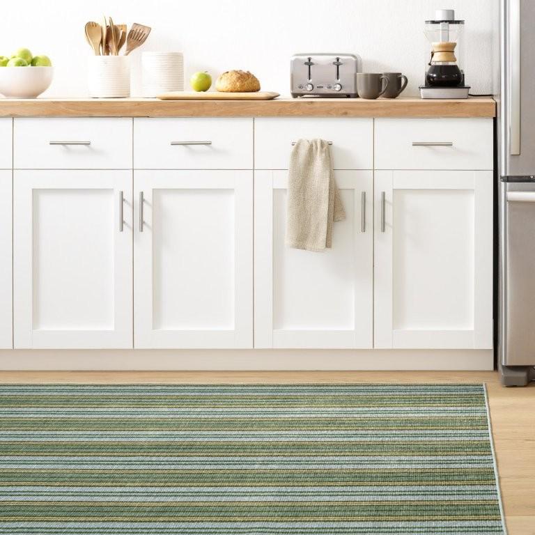 Rug - Machine Washable - Caravan Stripe Multi