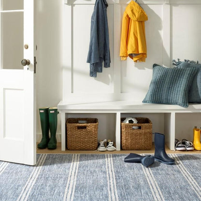 Rug - Machine Washable - Malta Blue