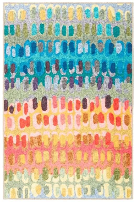 Rug - Machine Washable - Paint Chip Multi