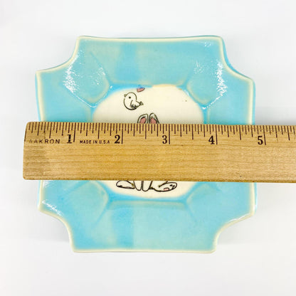 Tray - Bunny - Glazed Ceramic