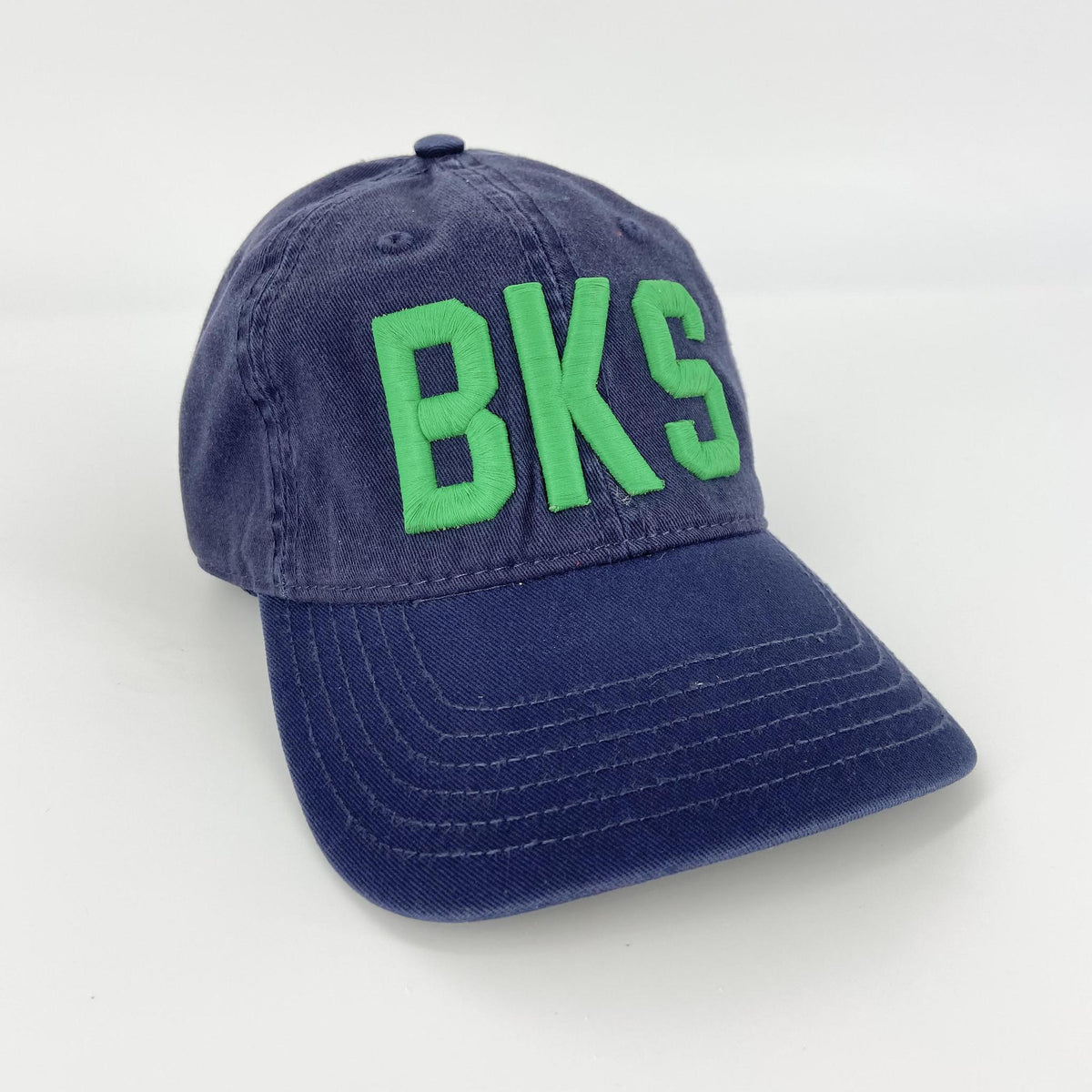 Ballcap - BKS - Navy with Green BKS