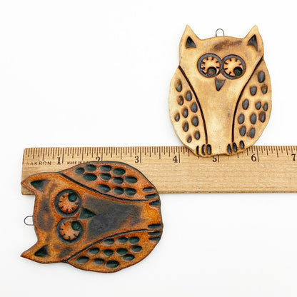Ornament/Wall Talisman - Owl - Ceramic