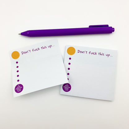 Sticky Pad - Snarky - Zippernut Press