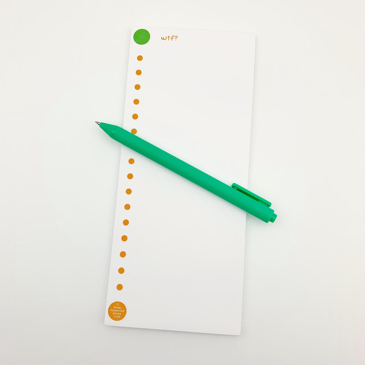 Notepad - WTF - Zippernut Press