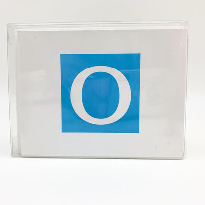 Card Set - Monogram Initial - 10-pack