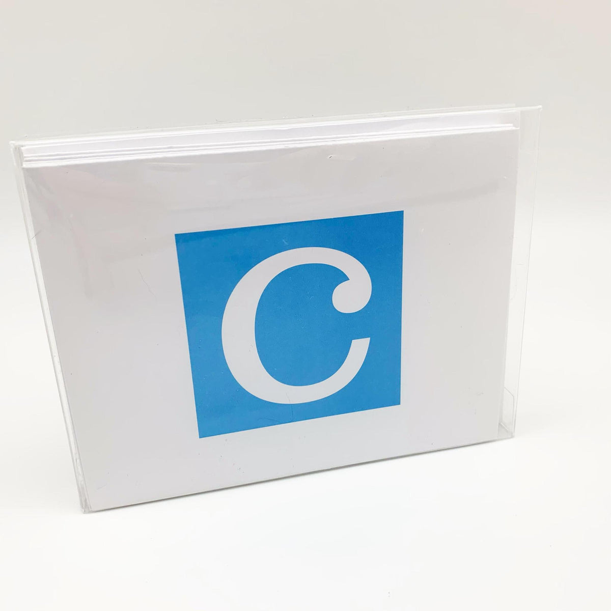 Card Set - Monogram Initial - 10-pack
