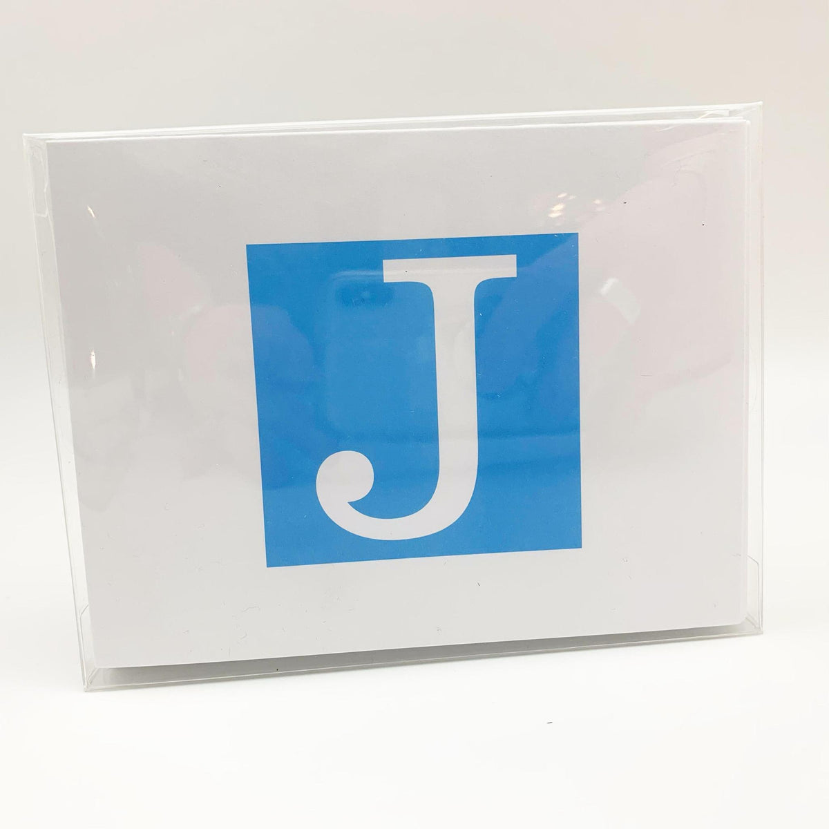 Card Set - Monogram Initial - 10-pack